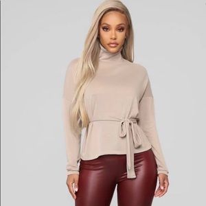 Fashion Nova Wrap Top